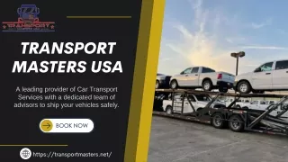 Vehicle Shipping Company USA - Transport Masters USA