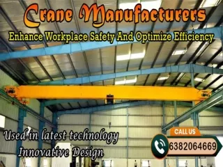 Crane Manufacturers,Chennai,Bangalore,Hyderabad,Coimbatore,Kerala,Vijayawada