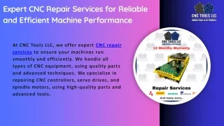 Discover Reliable CNC Repair Services for All Your Needs At Cnc Tools LLC