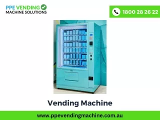 Revolutionise Your Business with PPE Vending Machines