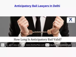 Anticipatory Bail Lawyers In Delhi