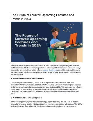 The Future of Laravel_ Upcoming Features and Trends in 2024