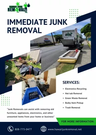 Immediate Junk Removal