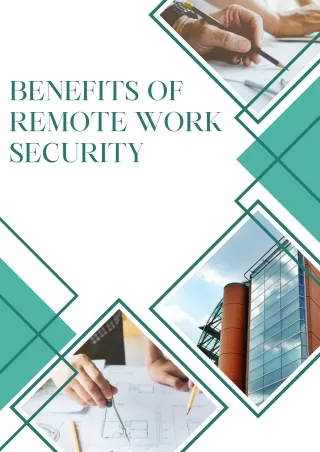 Benefits of Remote Work Security