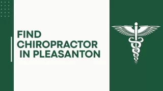 Find Chiropractor in Pleasanton