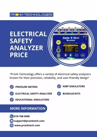 Electrical Safety Analyzer Price