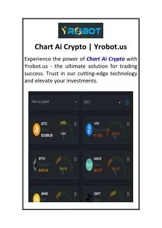 Chart Ai Crypto  Yrobot.us