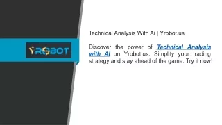 Technical Analysis With Ai    Yrobot.us