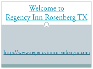 Regency inn rosenberg tx