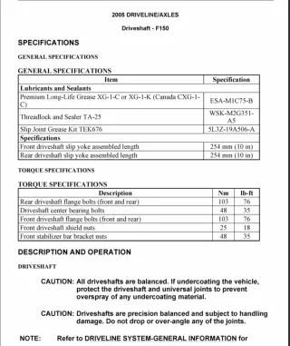 2008 FORD F150 Service Repair Manual