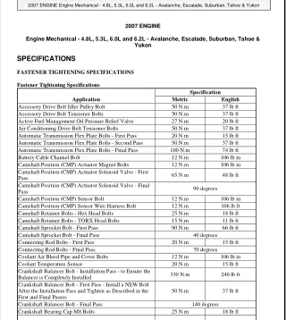 2008 GMC YUKON Service Repair Manual