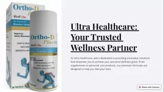 Ultra Healthcare: Your Trusted Wellness Partner