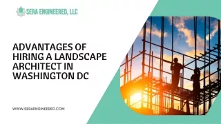 Advantages of Hiring a Landscape Architect in Washington DC