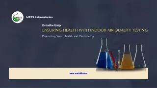 Ensuring Health with Indoor Air Quality Testing