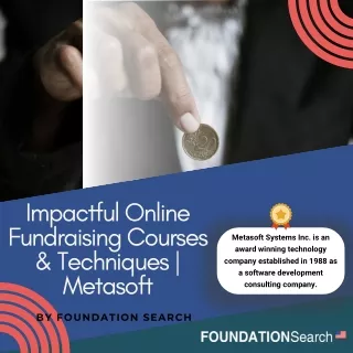 Impactful Online Fundraising Courses & Techniques