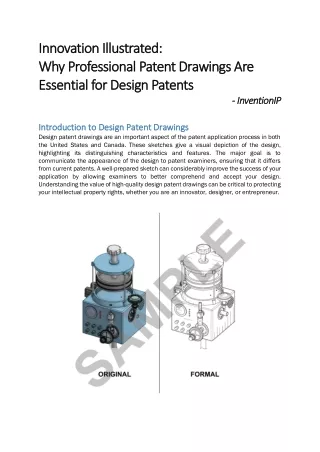 Why Professional Patent Drawings Are Essential for Design Patents | InventionIP