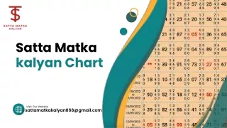 Satta Matka Kalyan Chart: Unlocking the Secrets to Success