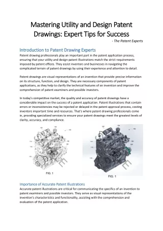 Mastering Utility and Design Patent Drawings: Expert Tips for Success