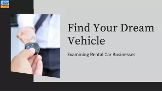 Selecting the Best Car Rental Services to Meet Your Travel Requirements