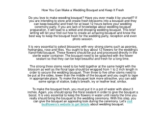 Wedding Florists Melbourne