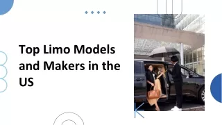 Top Limo Models and Makers in the US