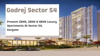 Godrej Sector 54 E-Brochure