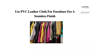 Premium PVC Leather Cloth for Furniture