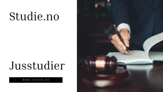 Jusstudier | Studiekatalogen| Studie.no