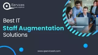 Best IT Staff Augmentation Solutions