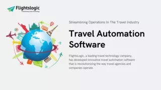 Travel Automation Software