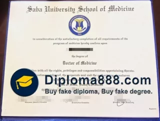 How to order fake Saba University School of Medicine diploma?