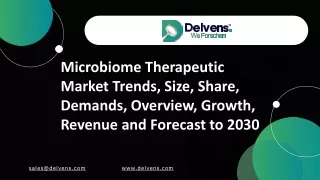 Microbiome Therapeutic Market