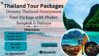 Dreamy Thailand Honeymoon Tour Package Explore Phuket, Bangkok & Pattaya