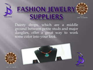 Fashion Jewelry Suppliers