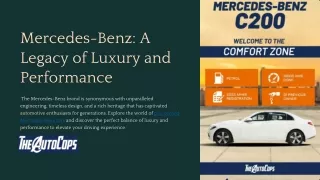 Top-Quality Mercedes-Benz Used Cars for Sale