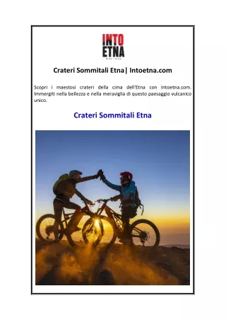 Crateri Sommitali Etna  Intoetna.com