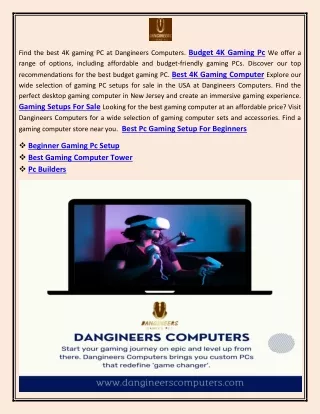 Computer Tower For Gaming