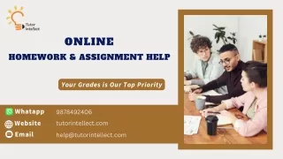 Online Homework and Assignment Help