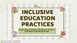 Inclusive Education Practices: Students with Diverse Needs in Dehradun