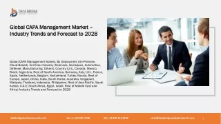 Global CAPA Management Market