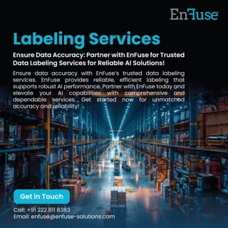 Ensure Data Accuracy Partner with EnFuse for Trusted Data Labeling Services for Reliable AI Solutions!