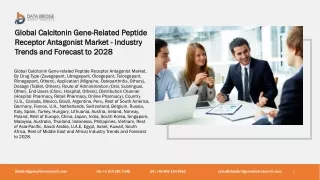 Global Calcitonin Gene-Related Peptide Receptor Antagonist Market