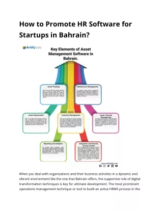 How to Promote HR Software for Startups in Bahrain