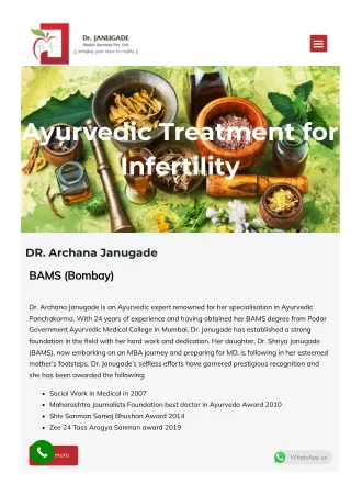 Ayurvedic Panchakarma Treatment for Infertility, Thane and Navi Mumbai