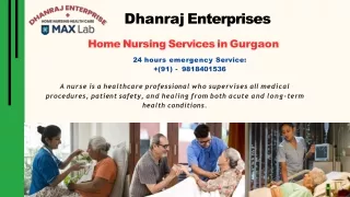 Home Care Nursing Services in Gurgaon