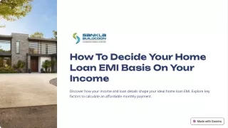 How-To-Decide-Your-Home-Loan-EMI-Basis-On-Your-Income