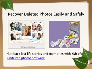 How to Retrieve Lost Photos