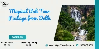 Magical Bali Tour Package from Delhi