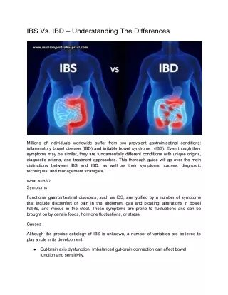 IBS Vs. IBD – Understanding The Differences