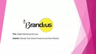 Digital Marketing Services